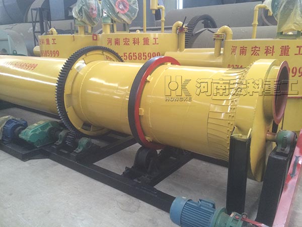  山東的客戶，您采購(gòu)的0.8x6m雞糞烘干機(jī)已發(fā)出